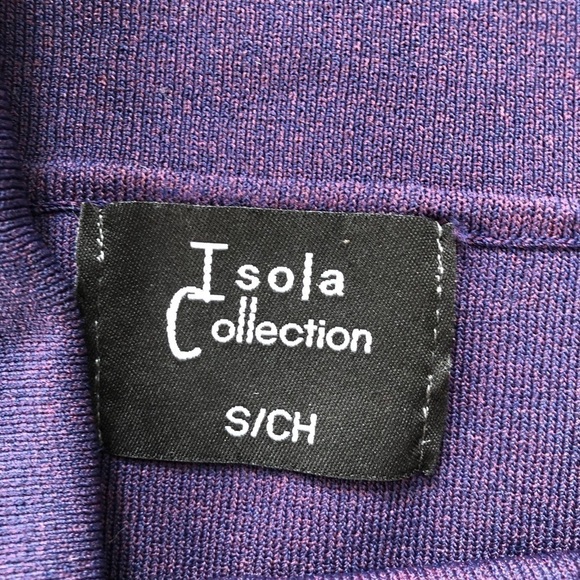 Isola Sleeveless knit sweater colour block. Navy & pink Boat neck Quality fabric - Picture 3 of 10